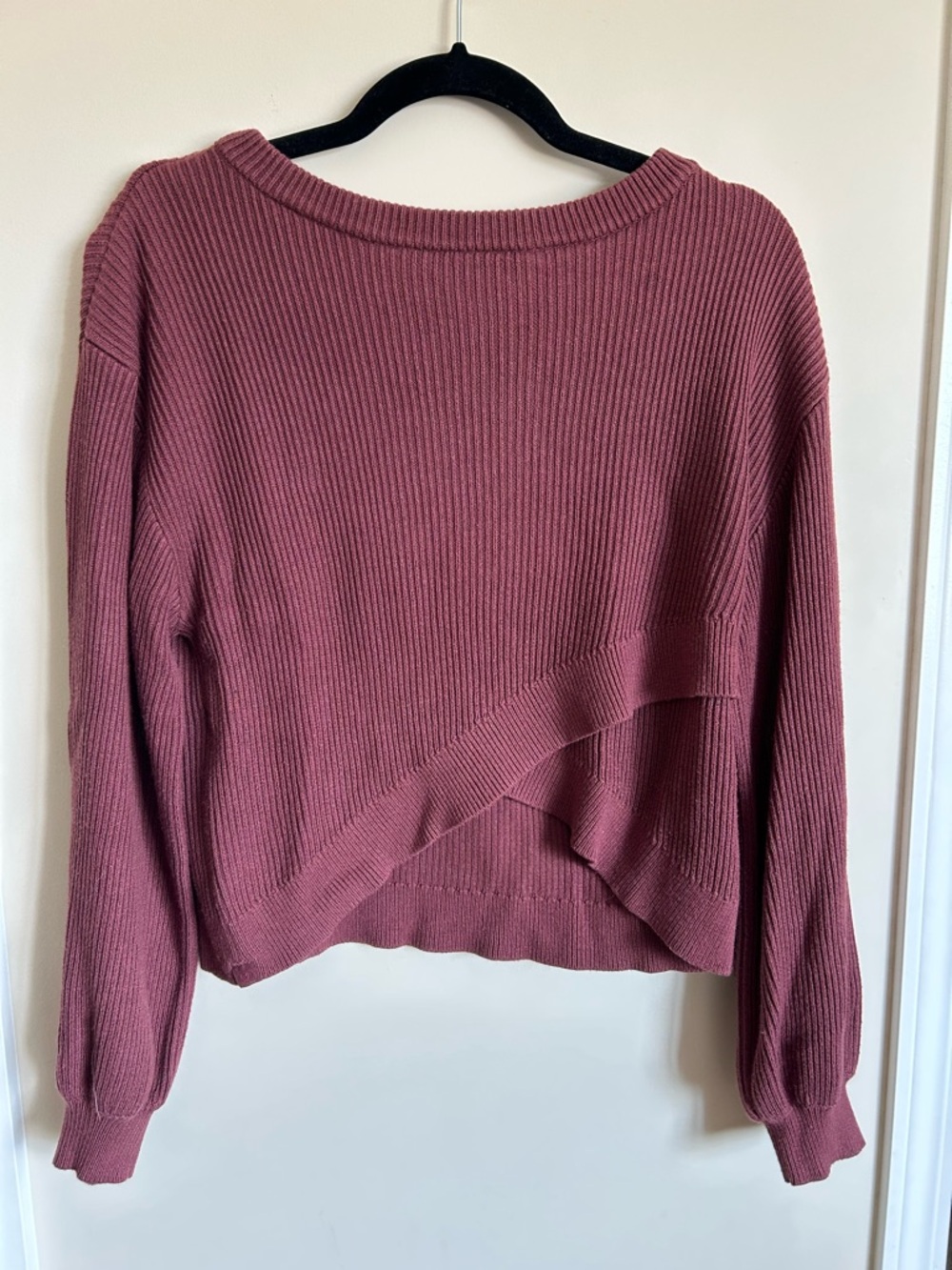 lululemon athletica Ribbed Crewneck Sweater — Rose-Mauve